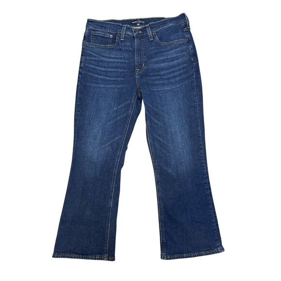 J. Crew Mercantile Bootcut Blue Denim Jeans Womens Size 30 High Waisted Boho - Picture 1 of 8